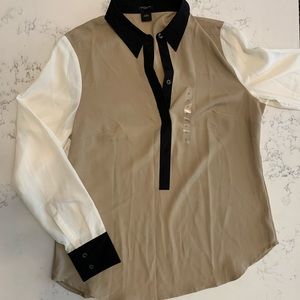 Ann Taylor Professional Button Down Blouse